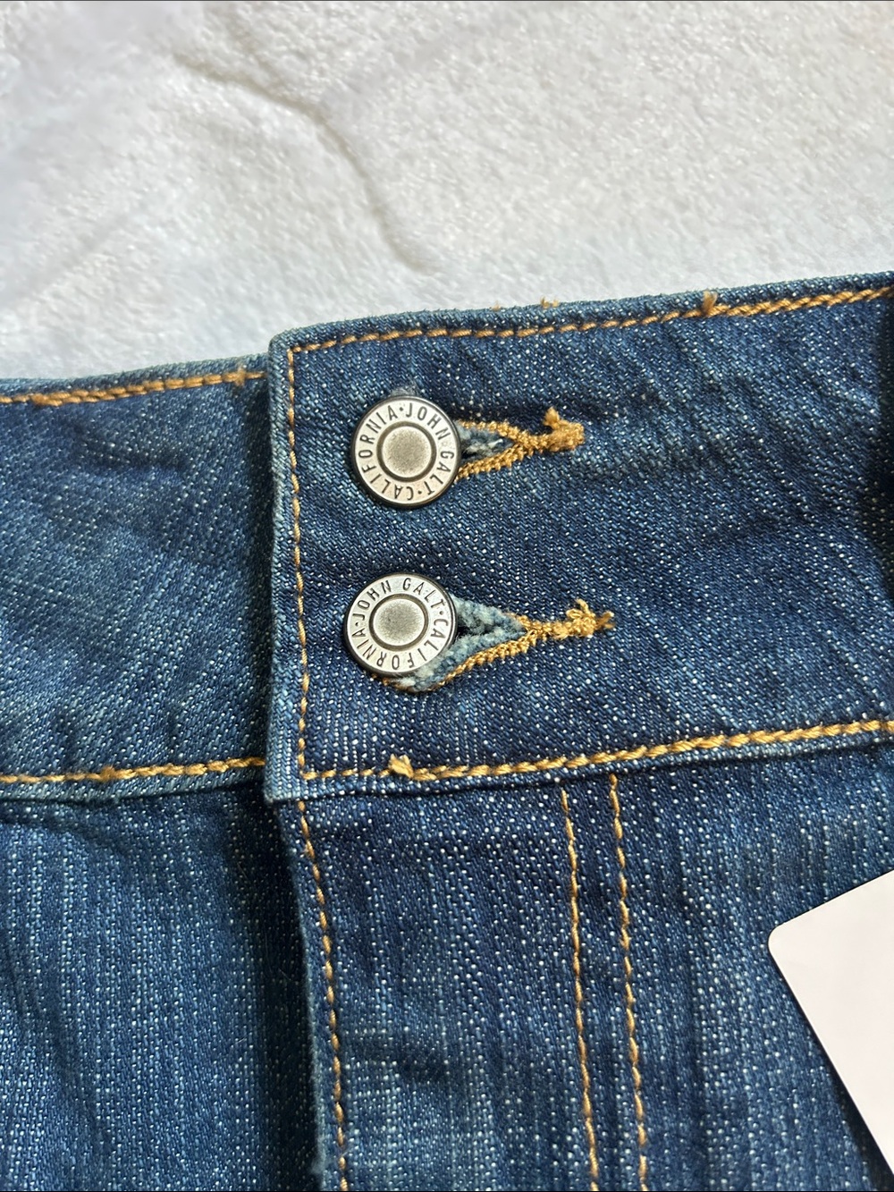 Brandy Melville Dark Blue Denim Mini Skirt with Cargo Pockets - Picture 4 of 5